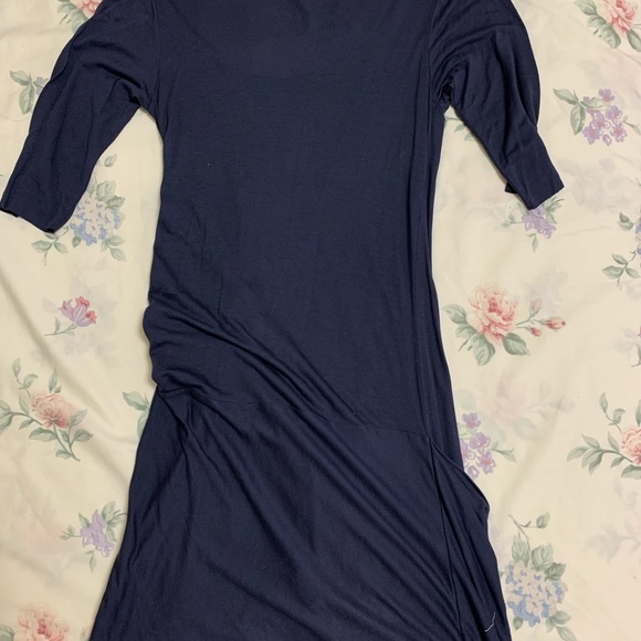 All Saints Twain Jersey Dress - Size 2 - Picture 6 of 6